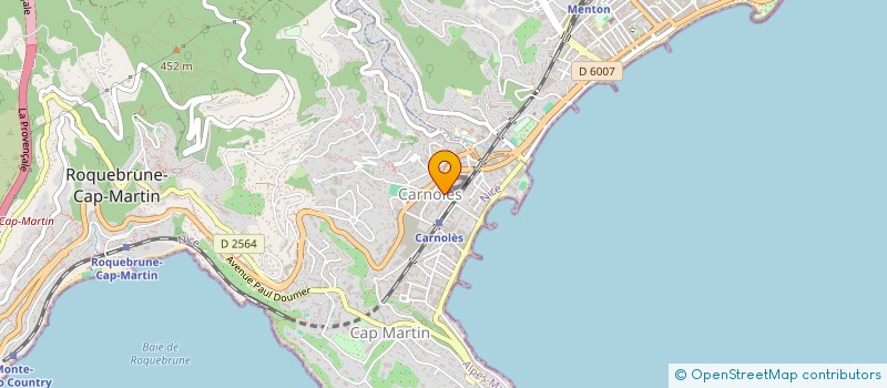 localisation de l'entreprise MADAME SABRINA UGHETTO MEISELA à ROQUEBRUNE-CAP-MARTIN