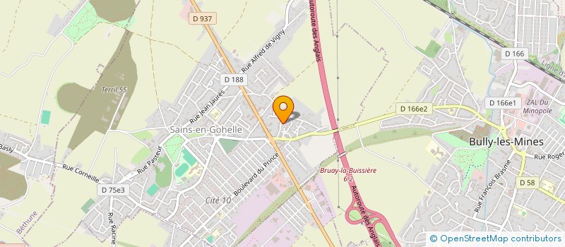 localisation de l'entreprise MADAME SABRINA VANDEVILLE à SAINS-EN-GOHELLE