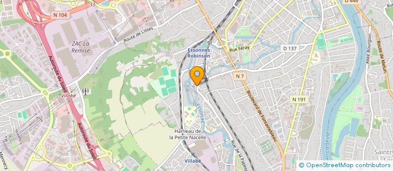 localisation de l'entreprise MADAME SABRINA VARELA à CORBEIL-ESSONNES