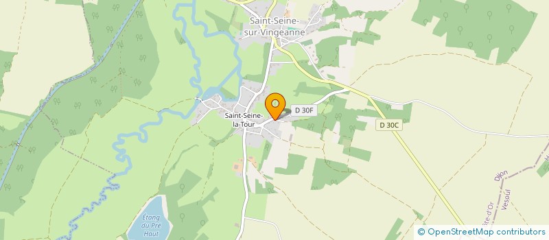 localisation de l'entreprise MADAME SABRINA VASSELET  SAINT-SEINE-SUR-VINGEANNE