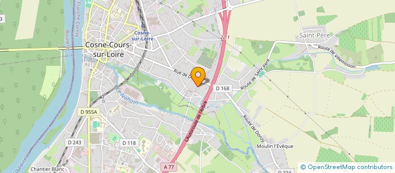 localisation de l'entreprise MADAME SABRINA VASSORT à COSNE-COURS-SUR-LOIRE