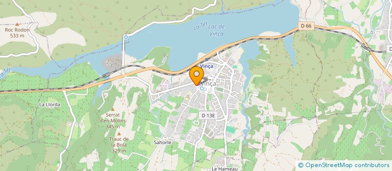 localisation de l'entreprise MADAME SABRINA VERGEL  VINCA