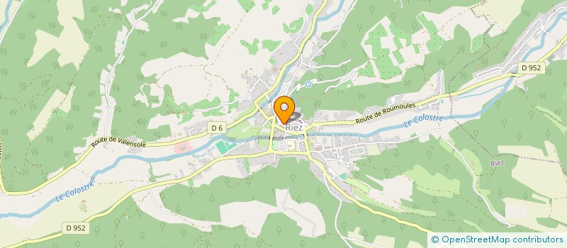 localisation de l'entreprise MADAME SABRINA VERSINI à RIEZ