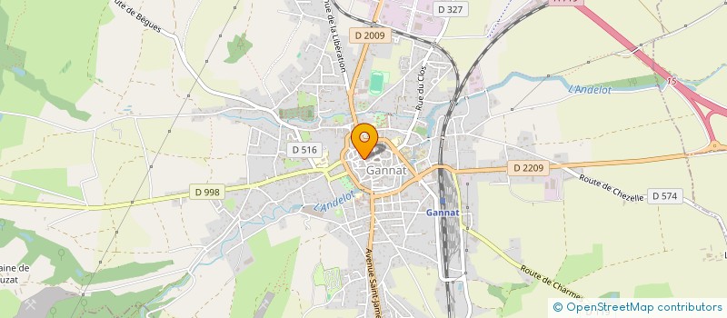 localisation de l'entreprise MADAME SABRINA VIEIRA  GANNAT