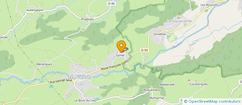 localisation de l'entreprise MADAME SABRINA VIGUES à MARMANHAC