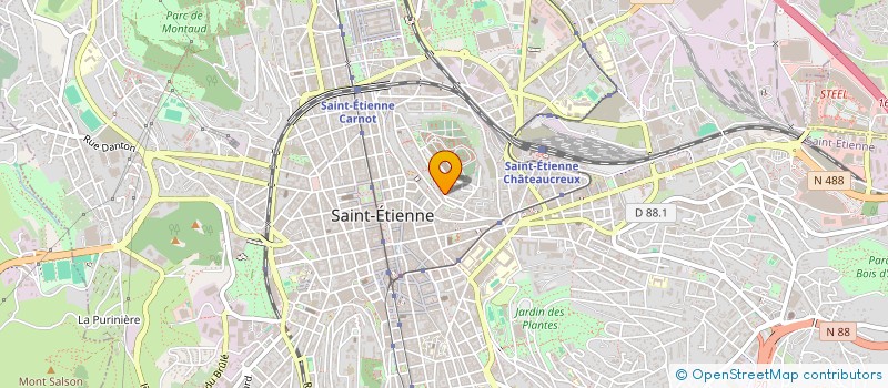 localisation de l'entreprise MADAME SABRINA VILLAUME  SAINT-ETIENNE