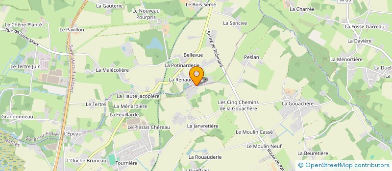 localisation de l'entreprise MADAME SABRINA VILQUIN  CARQUEFOU