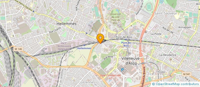 localisation de l'entreprise MADAME SABRINA VINCENT à LILLE