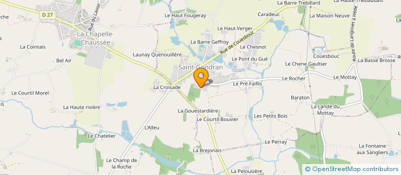 localisation de l'entreprise MADAME SABRINA VIVIER à SAINT-GONDRAN