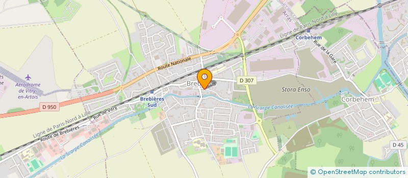 localisation de l'entreprise MADAME SABRINA WEGRZECKI à BREBIERES