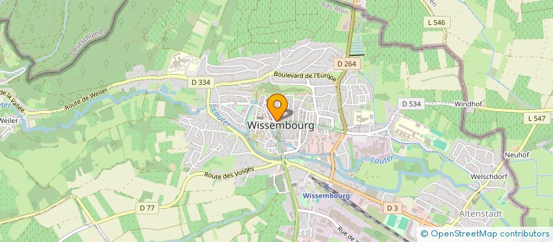 localisation de l'entreprise MADAME SABRINA WESTERMEYER à WISSEMBOURG