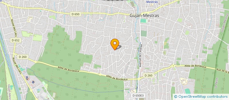 localisation de l'entreprise MADAME SABRINA YANI  GUJAN-MESTRAS