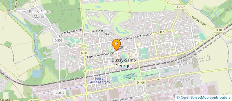 localisation de l'entreprise MADAME SABRINA YESSAD à BUSSY-SAINT-GEORGES