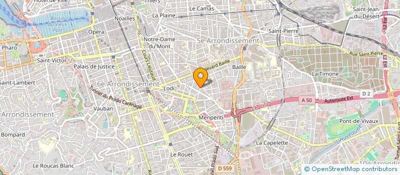 localisation de l'entreprise MADAME SABRINA YEYE à MARSEILLE