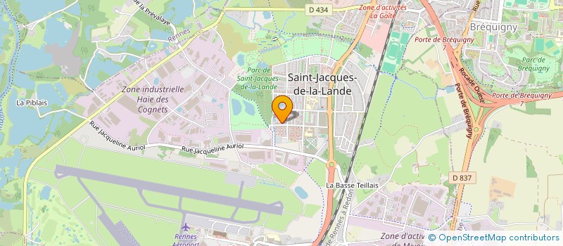 localisation de l'entreprise MADAME SABRINA YVET  SAINT-JACQUES-DE-LA-LANDE