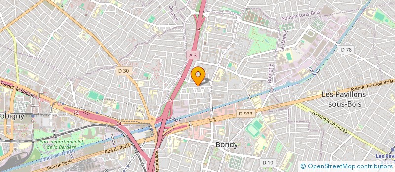 localisation de l'entreprise MADAME SABRINA ZARIF  BONDY