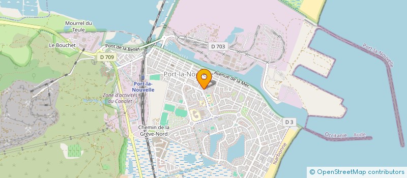 localisation de l'entreprise MADAME SABRINA ZENAINI  PORT-LA-NOUVELLE