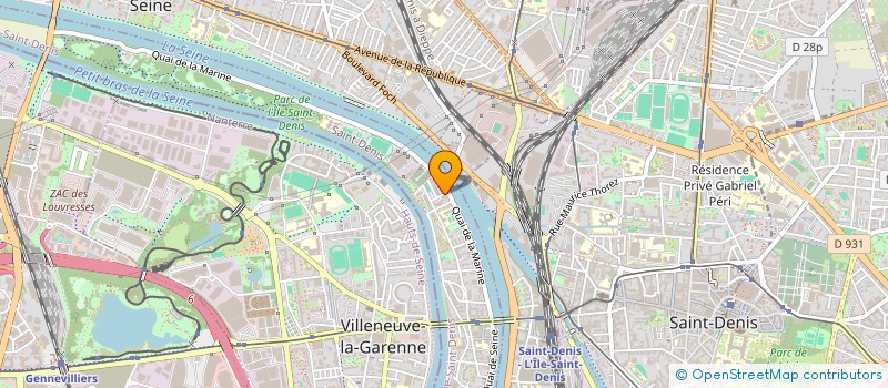 localisation de l'entreprise MADAME SABRINA ZENASNI à L'ILE-SAINT-DENIS