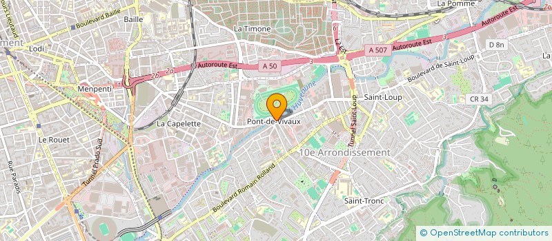 localisation de l'entreprise MADAME SABRINA ZERKI  MARSEILLE