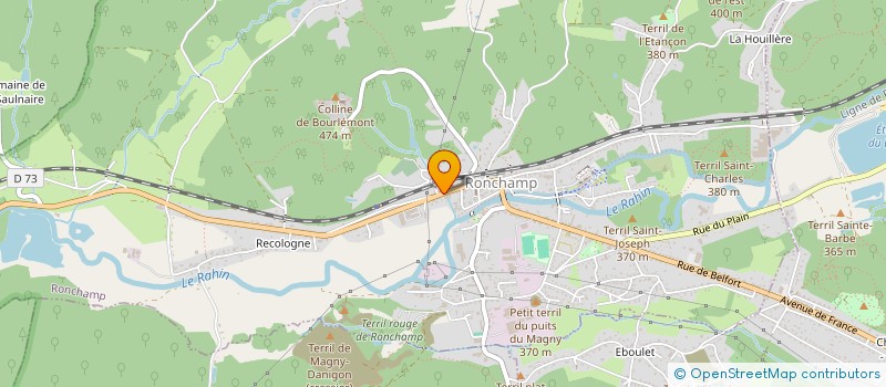 localisation de l'entreprise MADAME SABRINA ZERKOUM  RONCHAMP