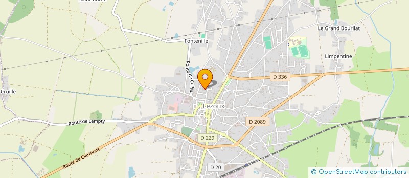 localisation de l'entreprise MADAME SABRINA ZIOLA  LEZOUX