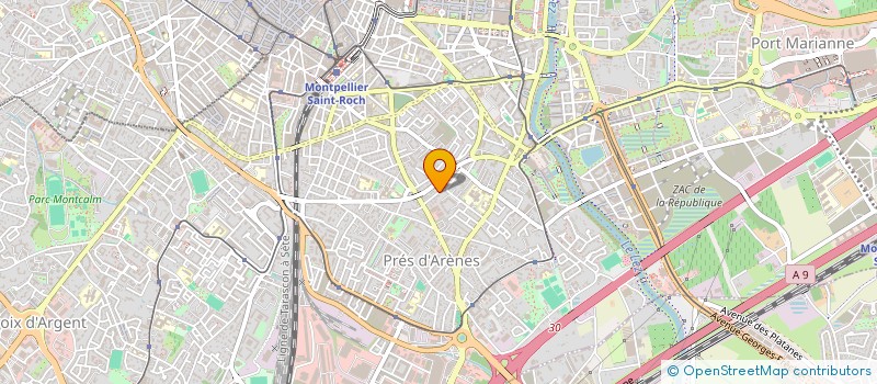 localisation de l'entreprise MADAME SABRINA ZIRAH à MONTPELLIER