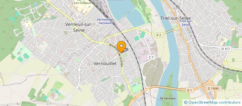 localisation de l'entreprise MADAME SABRINA ZITOUNI à VERNOUILLET