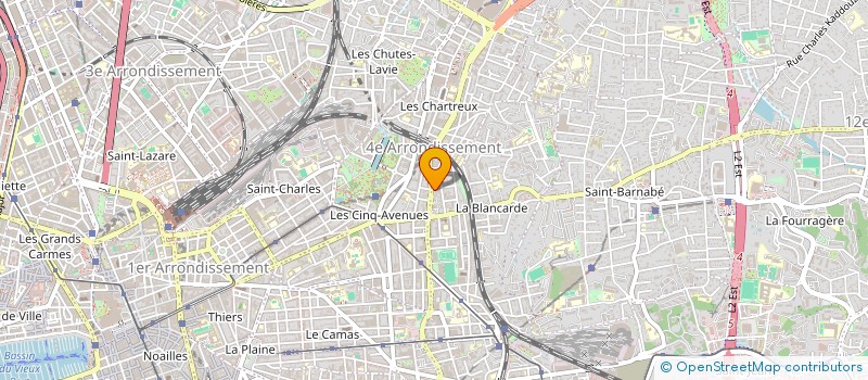 localisation de l'entreprise MADAME SABRINA ZITOUNI  MARSEILLE