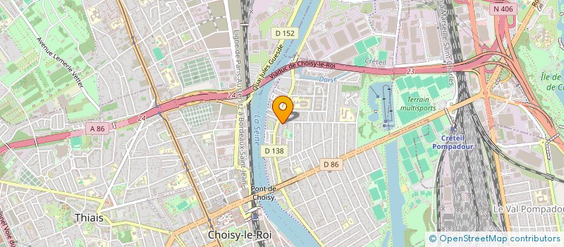 localisation de l'entreprise MADAME SABRINE BELGACEM à CHOISY-LE-ROI