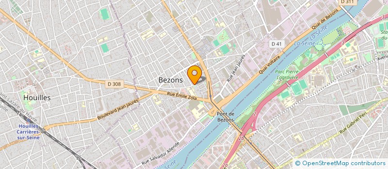 localisation de l'entreprise MADAME SABRINE BEN HAJ  BEZONS