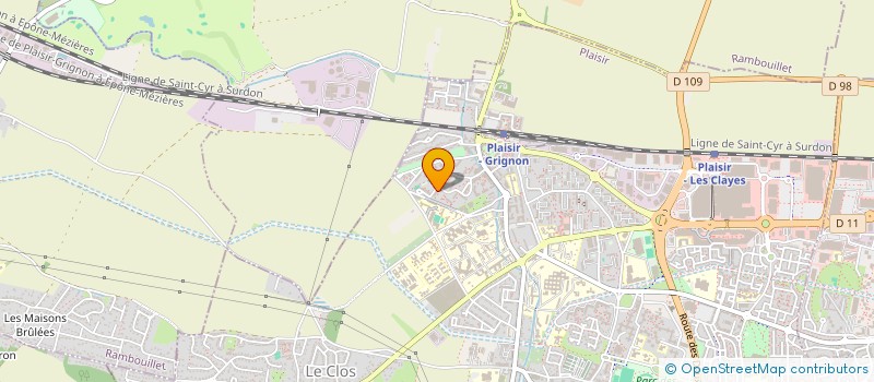 localisation de l'entreprise MADAME SABRINE BROUZINE  PLAISIR