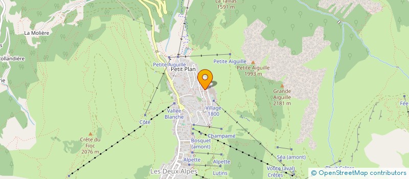 localisation de l'entreprise MADAME SABRINE CRUZ  LES DEUX ALPES