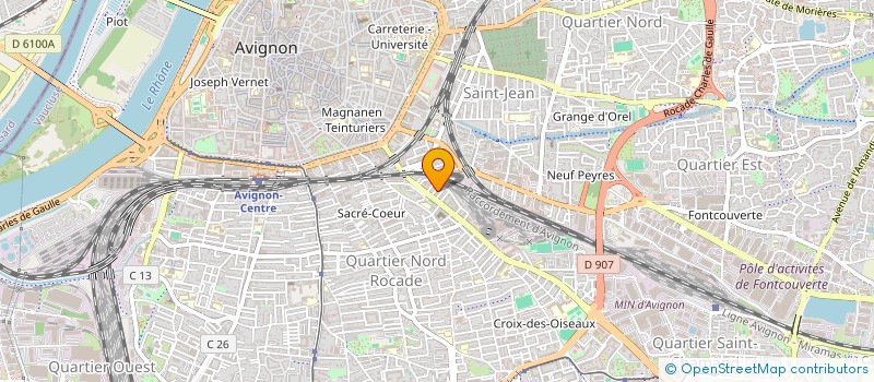 localisation de l'entreprise MADAME SABRINE EL MEZGALDI  AVIGNON