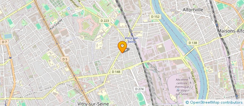 localisation de l'entreprise MADAME SABRINE HIDOUSSI à VITRY-SUR-SEINE