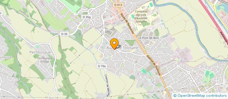 localisation de l'entreprise MADAME SABRINE HOUT à AUZEVILLE-TOLOSANE