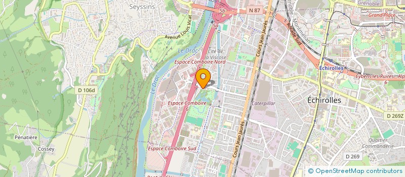 localisation de l'entreprise MADAME SABRINE KHADHRAOUI  ECHIROLLES