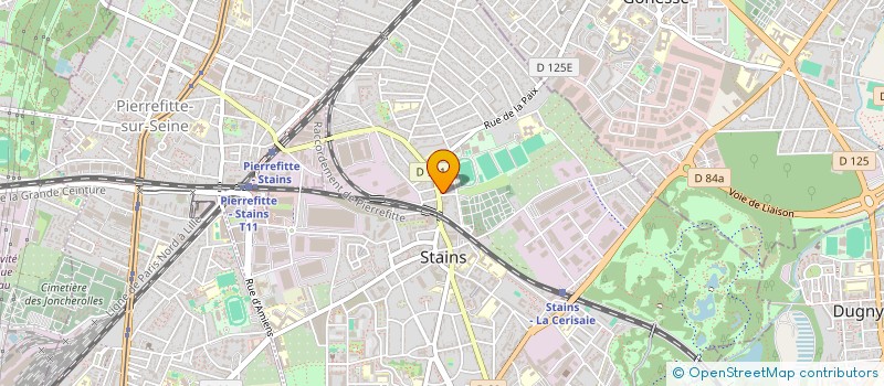 localisation de l'entreprise MADAME SABRINE LE MOUEL  STAINS