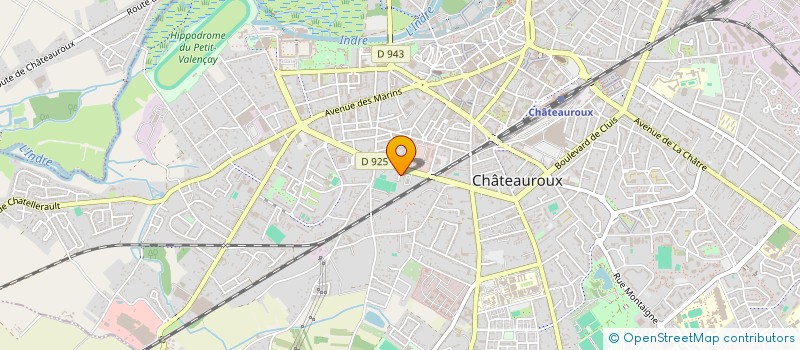 localisation de l'entreprise MADAME SABRINE LOURHMI-FRAPPIER à CHATEAUROUX