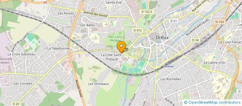 localisation de l'entreprise MADAME SABRINE MEZIANI à DREUX