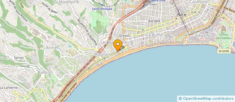 localisation de l'entreprise MADAME SABRINE MOHAMMED à NICE