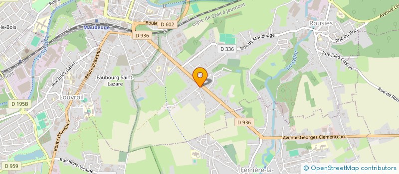 localisation de l'entreprise MADAME SABRINE OUESLATI  ROUSIES