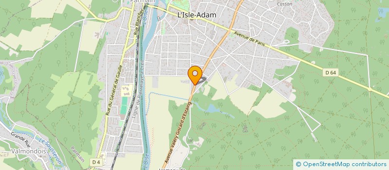 localisation de l'entreprise MADAME SABRINE SABRINE GRANDGIRARD IGIER  L'ISLE-ADAM