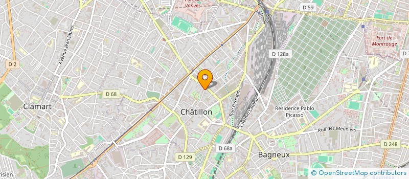 localisation de l'entreprise MADAME SABRINE SAOULI  CHATILLON