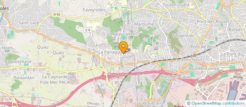 localisation de l'entreprise MADAME SABRINE SMIRANI  TOULON