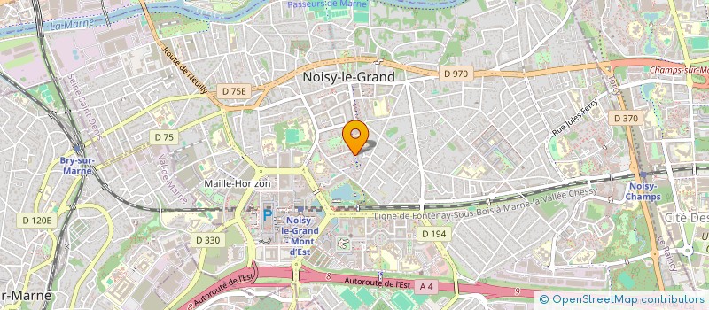 localisation de l'entreprise MADAME SABRINE YAHIA  NOISY-LE-GRAND