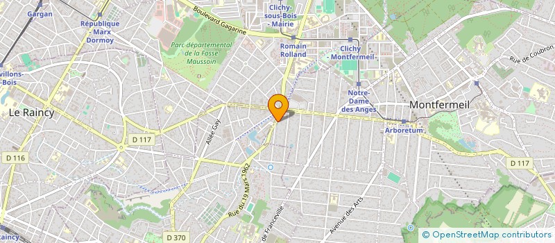 localisation de l'entreprise MADAME SABRINE ZAR  MONTFERMEIL