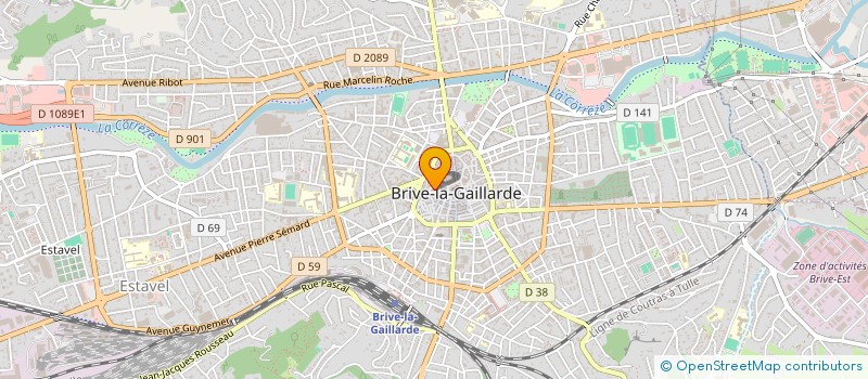 localisation de l'entreprise MADAME SABRIYA AICHI à BRIVE-LA-GAILLARDE