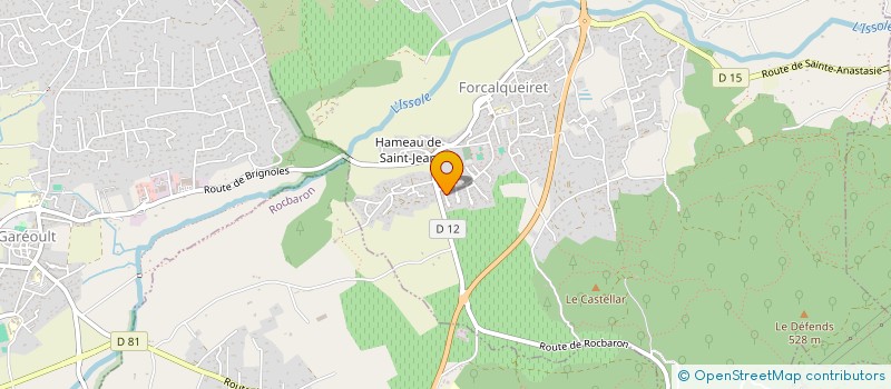 localisation de l'entreprise MADAME SABRYA BEN DANAN  FORCALQUEIRET