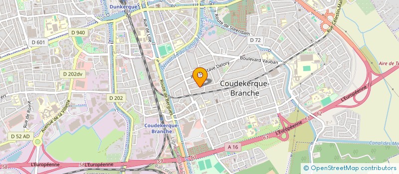 localisation de l'entreprise MADAME SABRYNA DESBOIS  COUDEKERQUE-BRANCHE