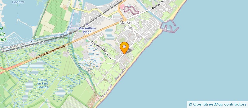 localisation de l'entreprise MADAME SABUT SABUT à MARSEILLAN